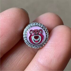 NWOT Disney Disneyland Lotso Teddy Bear Charm Sterling Silver 925
